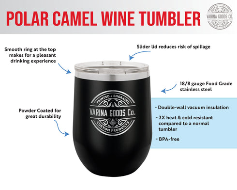 Laser Engraved Knitting Juice Wine Tumbler